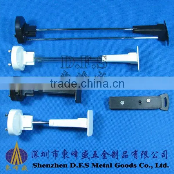 Plastic Security Locking Hooks for slatwall/pegboard in retail shop
