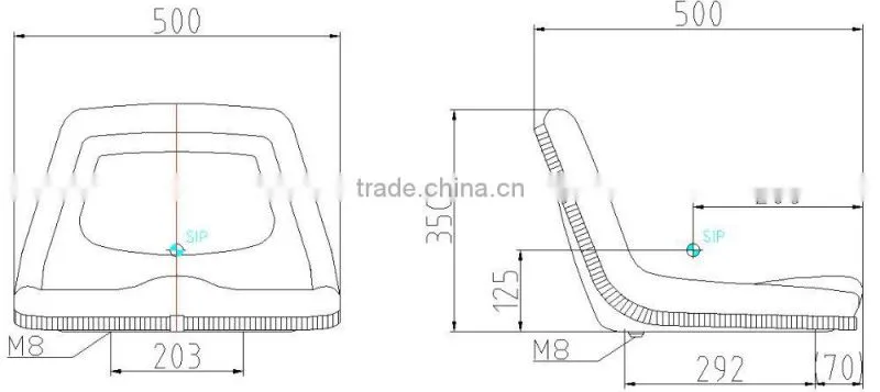 China original PVC cover kayak seat for wholesale