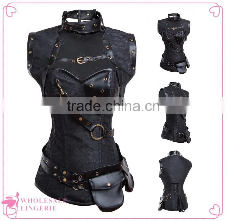 Sexy Steampunk corset,steel bone corset