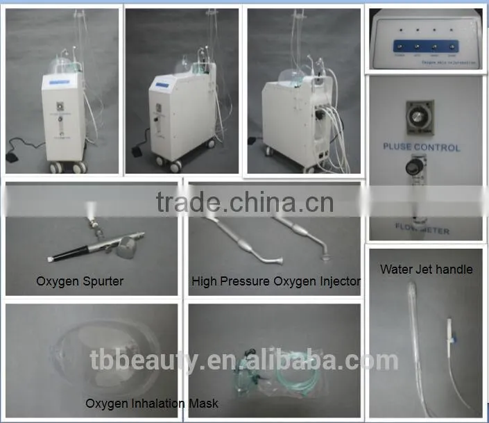 98% pure oxygen face wrinkle removal