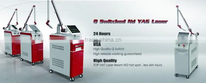 1064 nm / 532nm OEM / ODM varicose veins laser treatment laser tattoo removal equipment