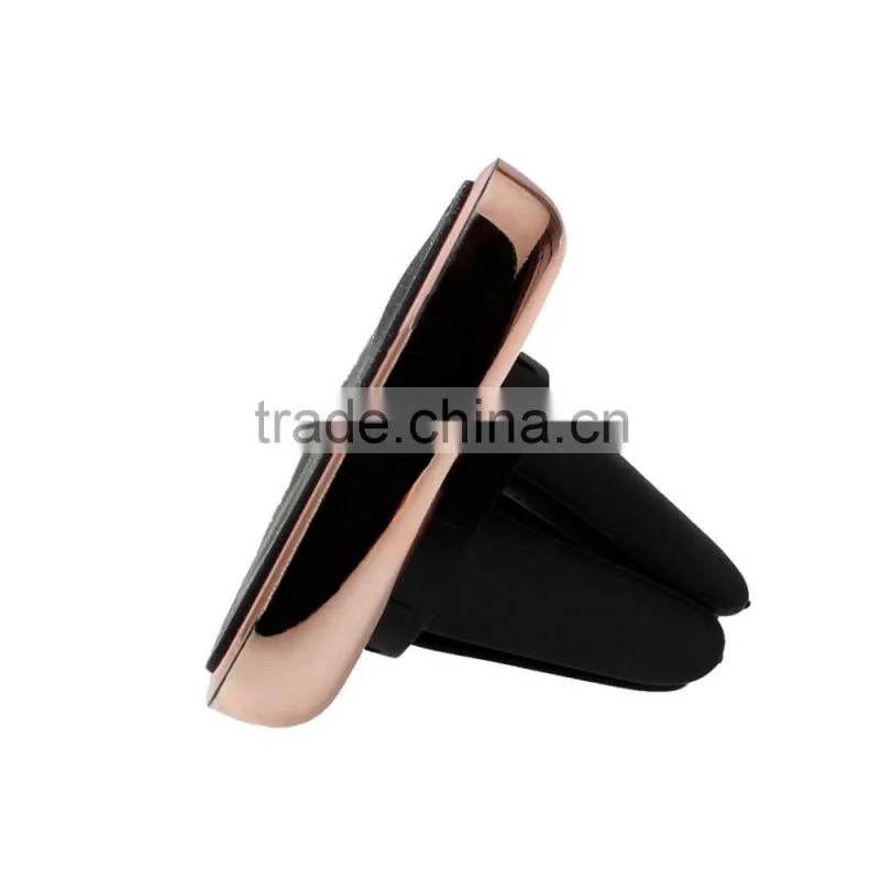 Wholesale high quality aluminum alloy detachable compatible mini 360 free rotation air vent car mount for phone