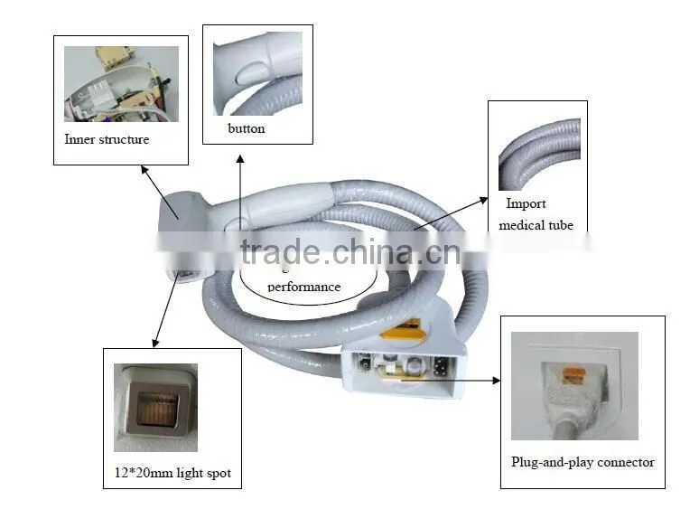 Free pain 808 diodo lazer hair removal machine 808nm