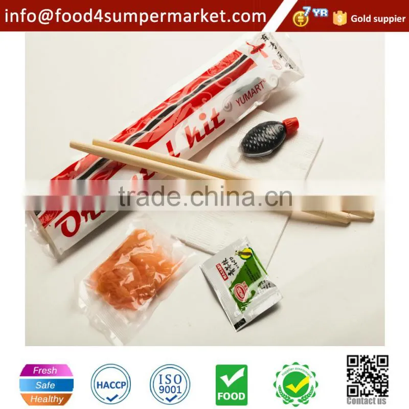 sushi kit (sushi nori/sushi soy sauce /sushi mat ,chopsticks ,sushi wasabi , sushi ginger ,sushi vinegar)