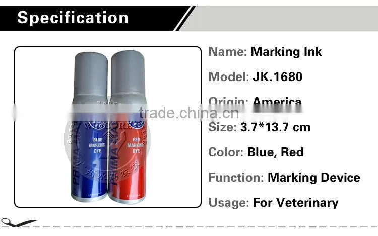 Blud and Red Marking Dye Poultry Crayon for Veterinary Marking Dye