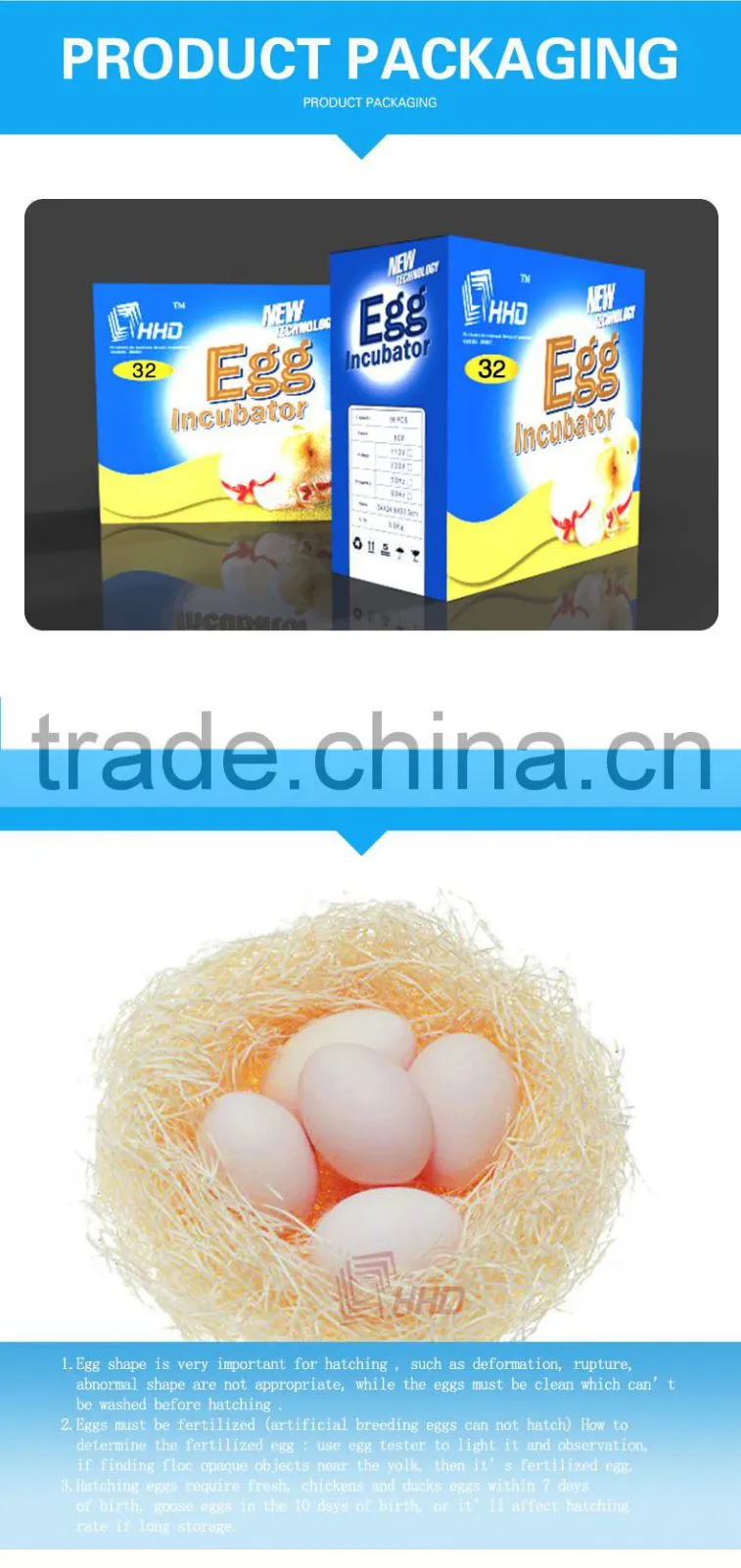 2017 HHD newest automatic chicken egg incubator for sale philippines CE approved