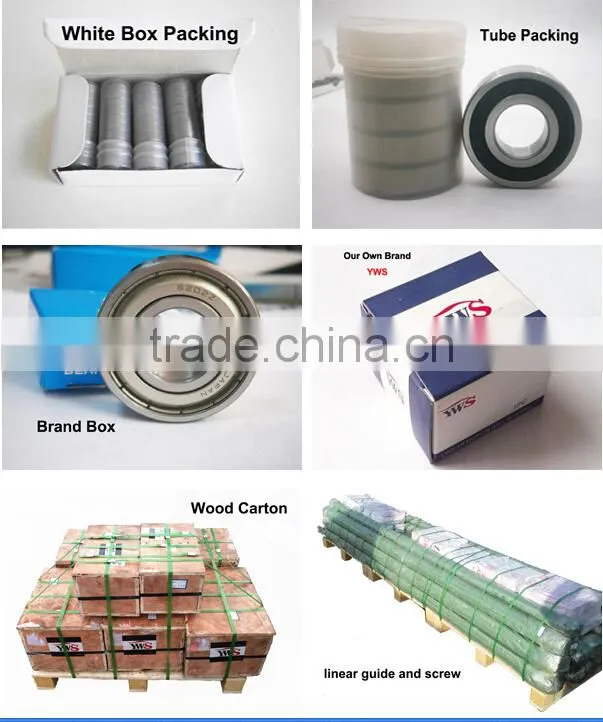 High limiting speed chorme steel or stainless steel 607 bearing 607zz Deep groove ball bearings