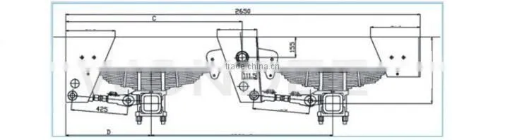 China Mechanical Suspension for Semi Truck