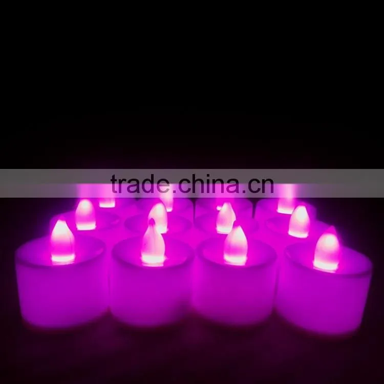 Huaming Colorful Electronic Flameless LED Wax Candle Light
