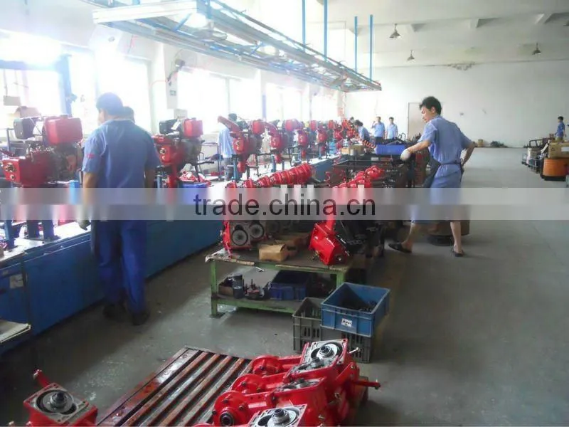 MeiQi 6.5HP 170F gear transmission gasoline engine tiller with front wheel