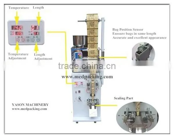 Automatic sugar powder packaging price tea bag packing machine