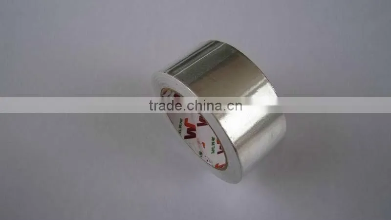 High quality Reinforced Aluminium foil adhesive tape with white release liner