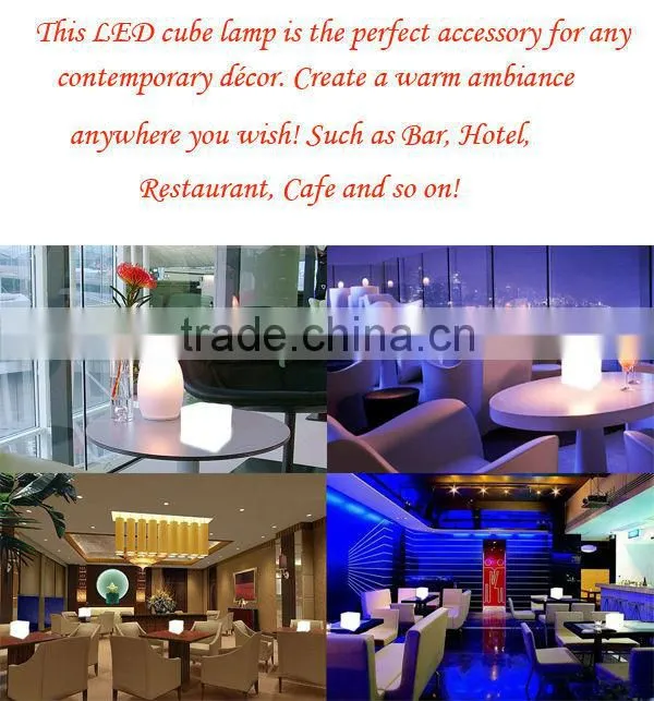 cordless Lighted table lamp with usb port for decoration