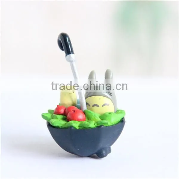 Moss micro landscape ornaments Hayao miyazaki totoro doll series 9pcs/set