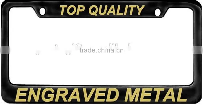 Custom Decorative License Plate Frame