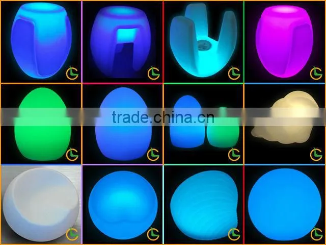Colorful Plastic Table with Glass Top LGL66-9346