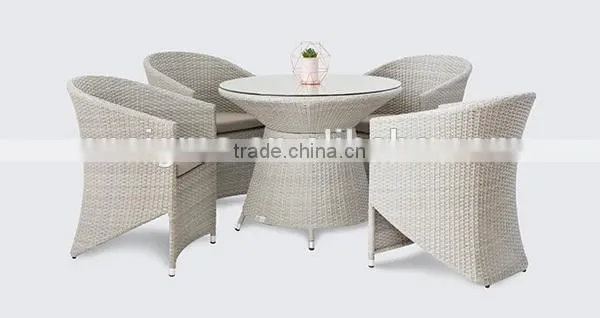 2017 Sigma SGS tested trade assurance weatherproof wicker dressing dining table set