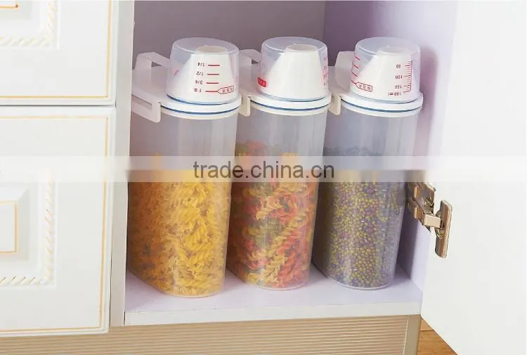 Moistureproof Plastic Kitchen Food Cereal Grain Rice Storage Container Box
