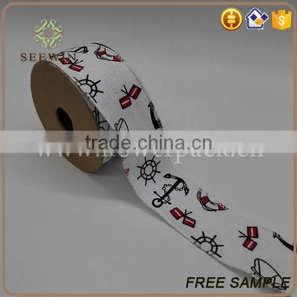custom printed ribbon of various patterns