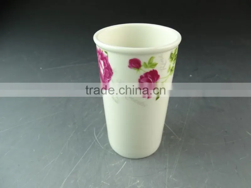 wholesale high quality white porcelain coffee cup , cheap porcelain coffee mug in stock