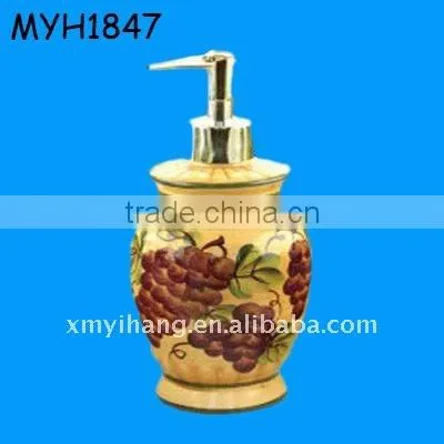 ceramic shell shape lotion hand pump