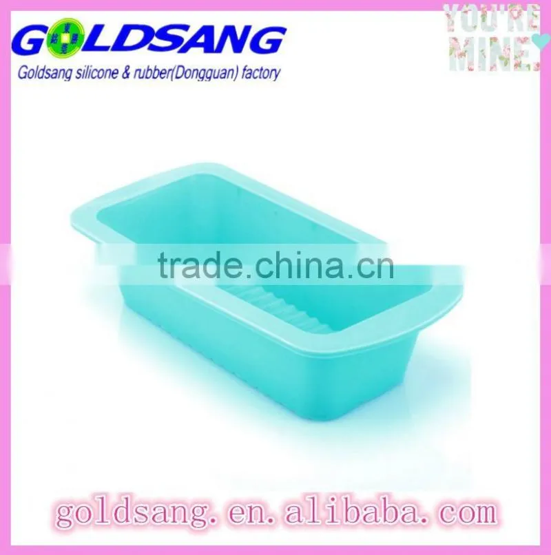 Silicone Loaf Pan for bread/ rectangle shaped silicone cupcake set