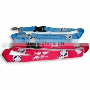 Heat transfer printing lanyard