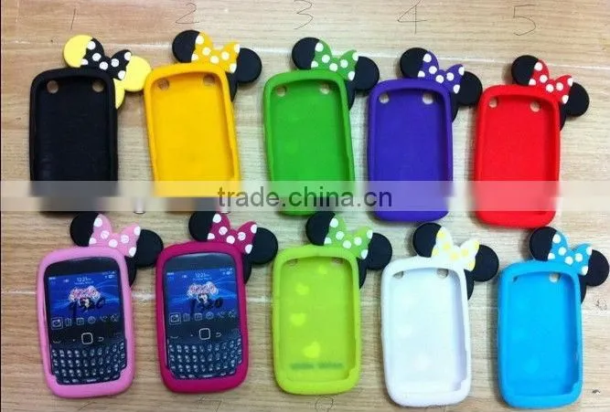 Silicone case for mobile phone bag