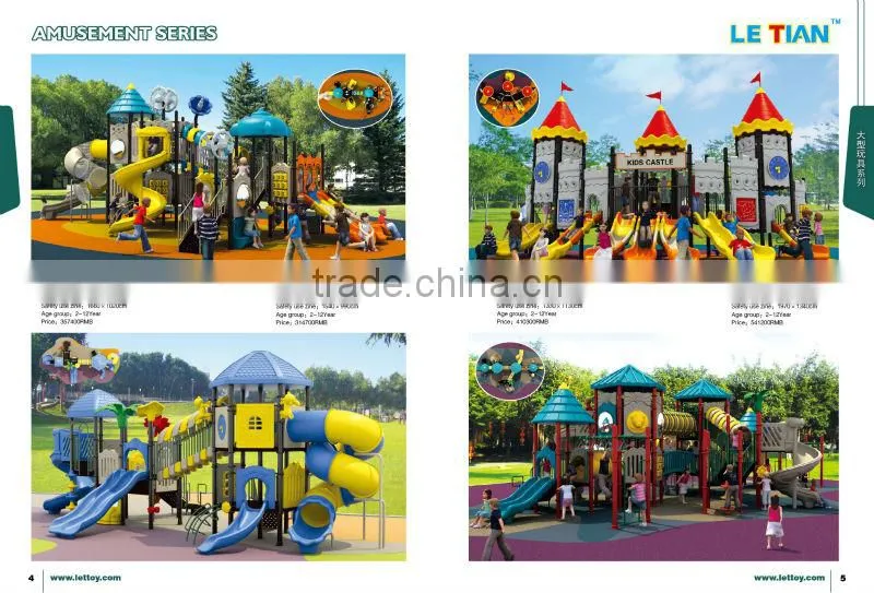 2014 New Arrival Airplane Outdoor Playground Equipment For Sale LT-5016A