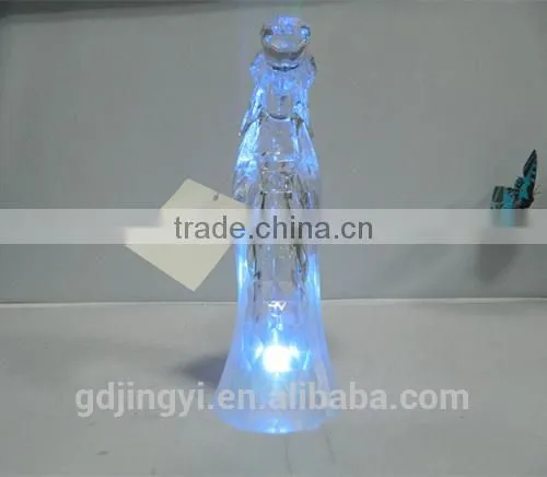 LED light Hight Transparent Acrylic bowing Pope