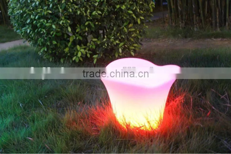 Rechargable colorful modern LED ice bucket