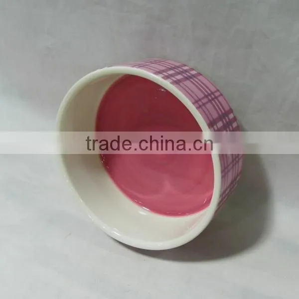 Grating Ceramic Dog Bowl