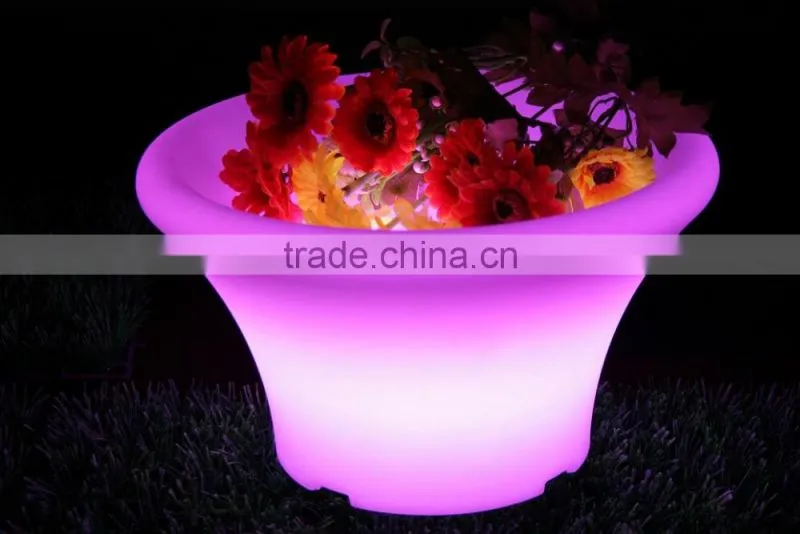 2016 hot sale factory outlet led ice bucket with infrared remote control