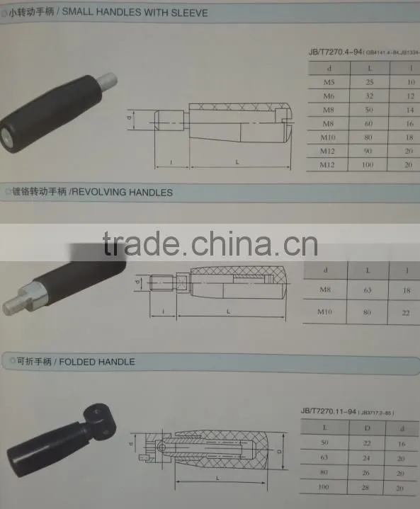 handles with sleeve revolving handles adjustadle fixing handle