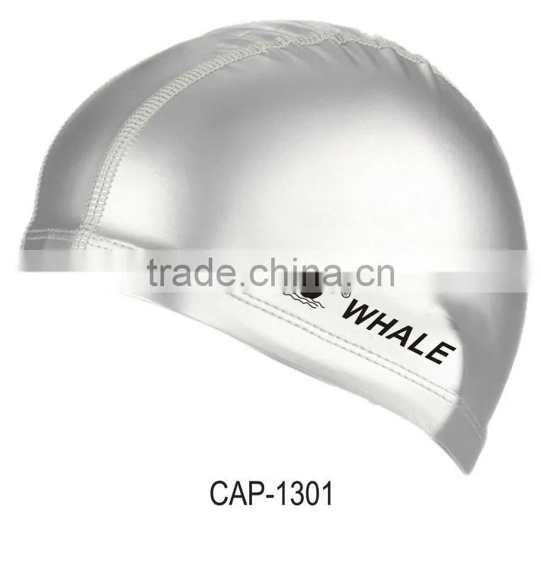 Fashional swim cap,fashional swimming cap with PU coating(CAP-1300)