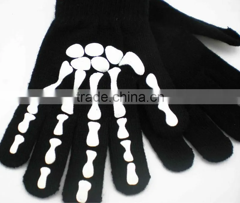 Neon Halloween gloves