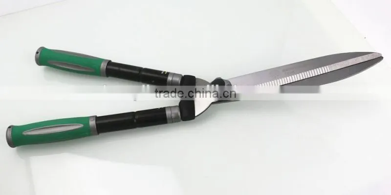 BERRYLION metal handle easy to cut grass shear with telescopic design