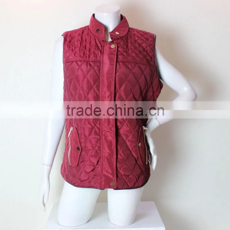 Fashion Customized And printed Various Ladies Padded Vest