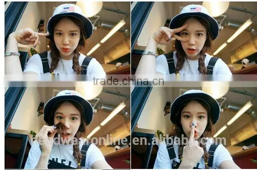 Custom Fashion High Quality Embroidery Bucket Hat of 100%cotton