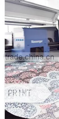 Dining chair cushion covers with custom print 100% cotton