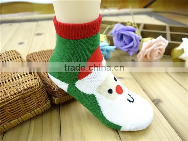 New design very cheap baby socks christmas sock made in china