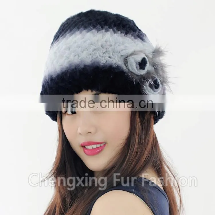 CX-C-246E 2016 Russian Fashion Rex Rabbit Fur Winter Hat