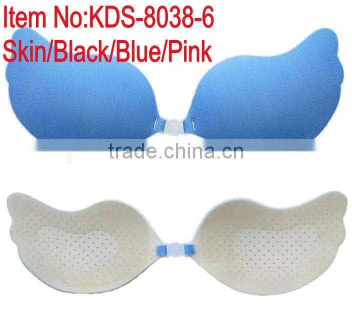 lightweight sexy invisible deep V gel bra