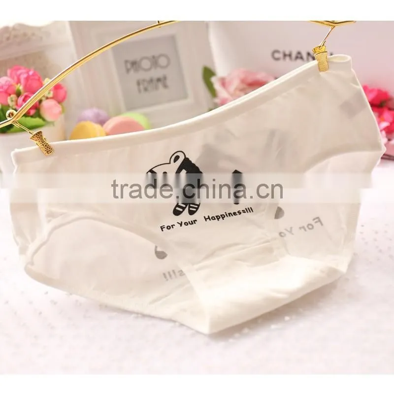 Women's Organic Cotton Underwear Stripe Panties Wide Color Chart high quality