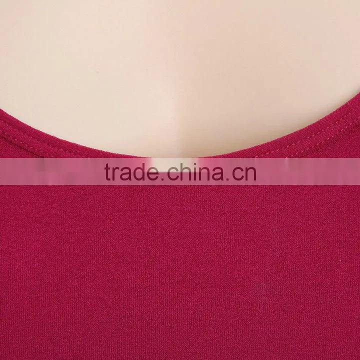 seamless polyamide and spandex lace bottom womens tank top