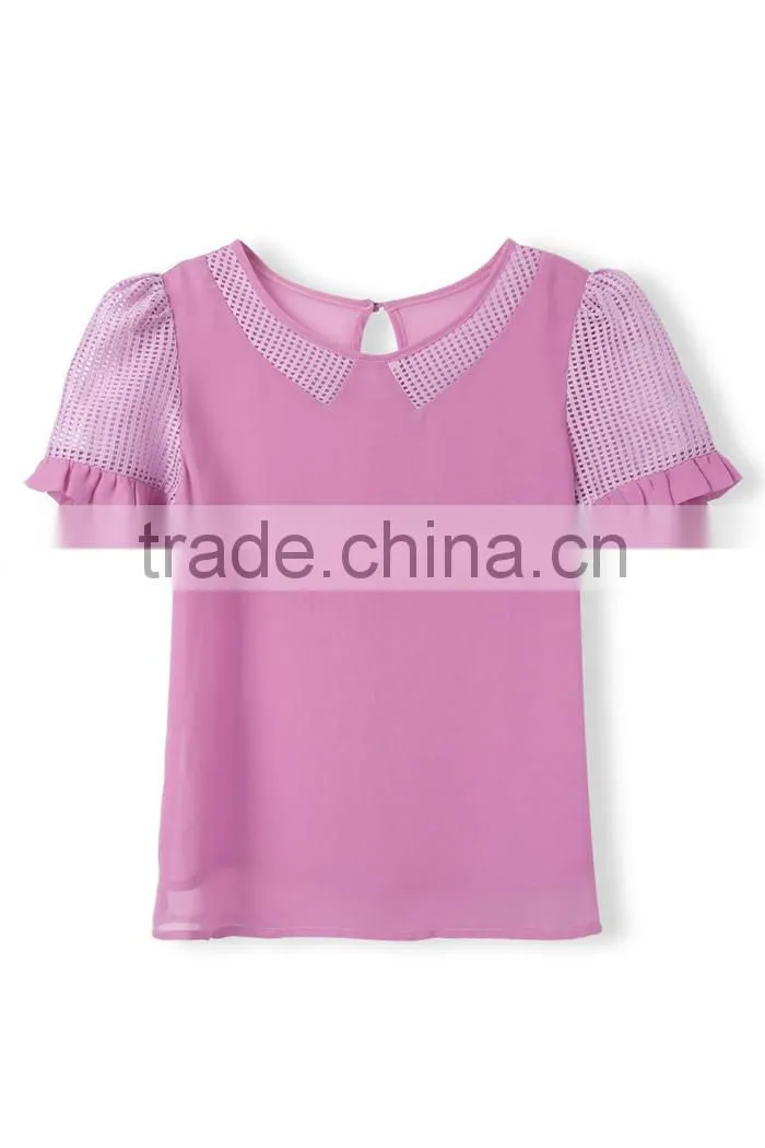net style latest casual summer women milk silk blouse, transparent saree blouse,cheap womens blouses