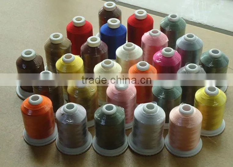 high quality polyester embroidery thread