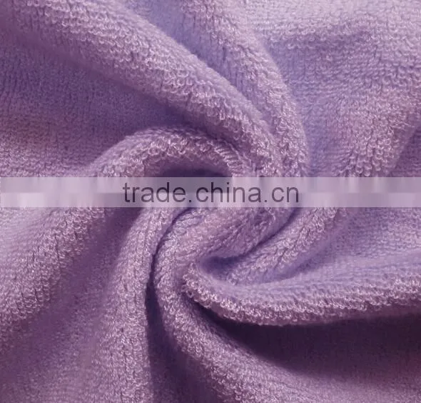 Wholesaler 70% bamboo fiber 30% cotton hotel bath towel fabric