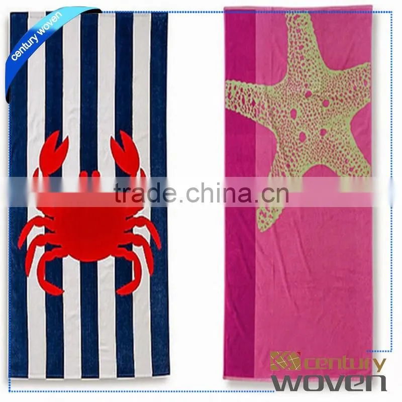 Custom printing beach towel wholesale in China