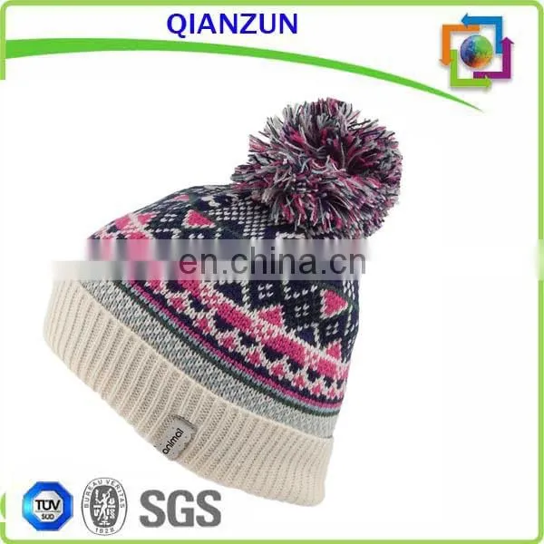 Pom Custom Embroidery Beanie